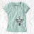 Valentine Bailey the Pitbull - Women's V-neck Shirt