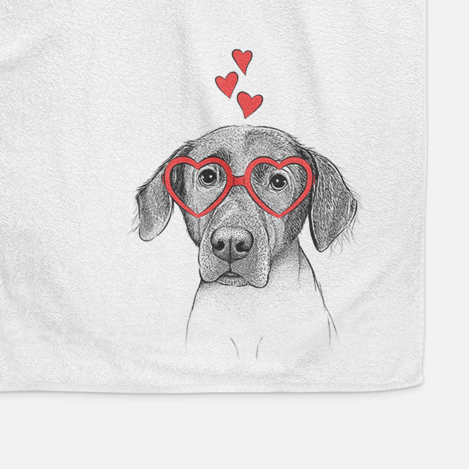 Baldwin the Mixed Breed Decorative Hand Towel