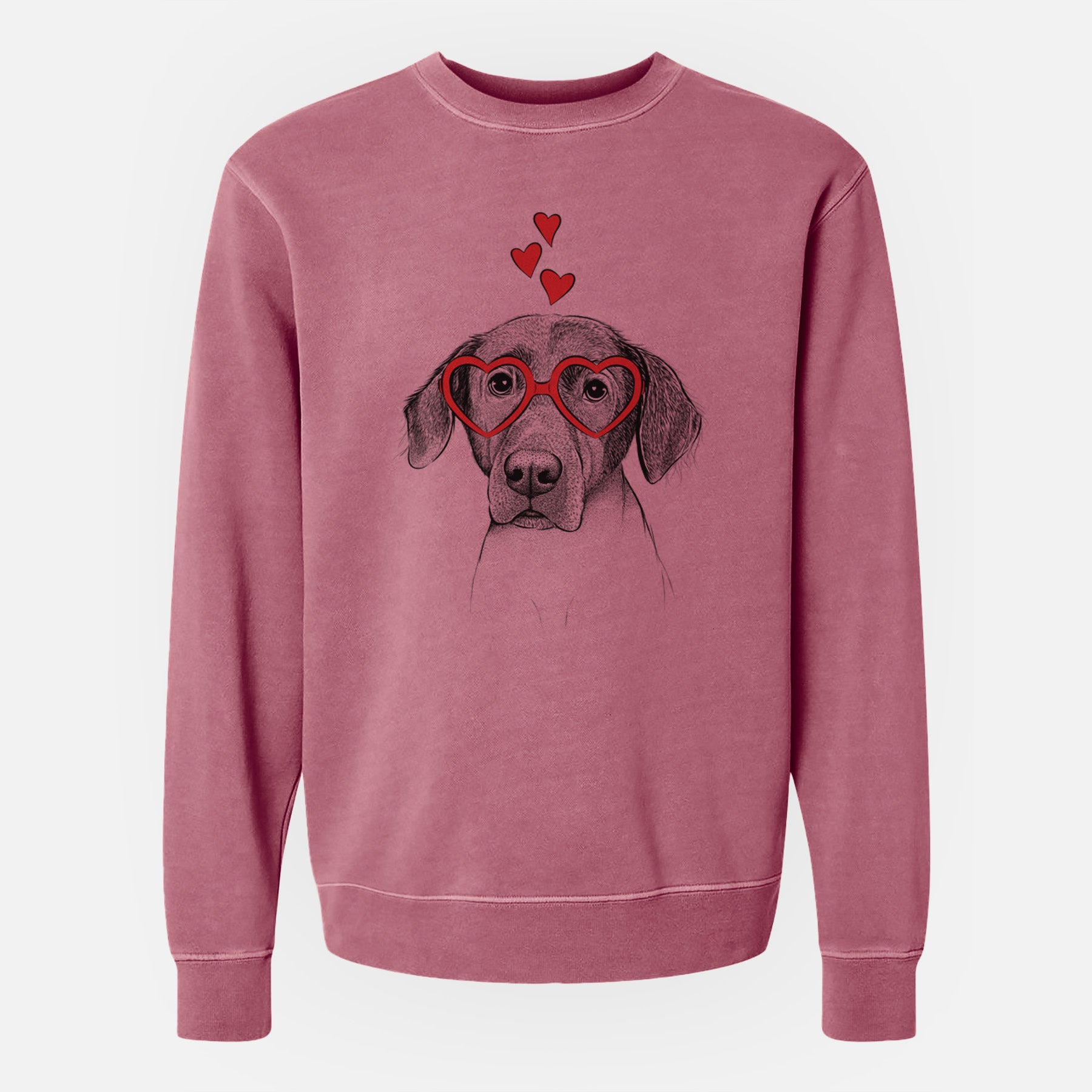 Valentine Baldwin the Mixed Breed - Unisex Pigment Dyed Crew Sweatshirt