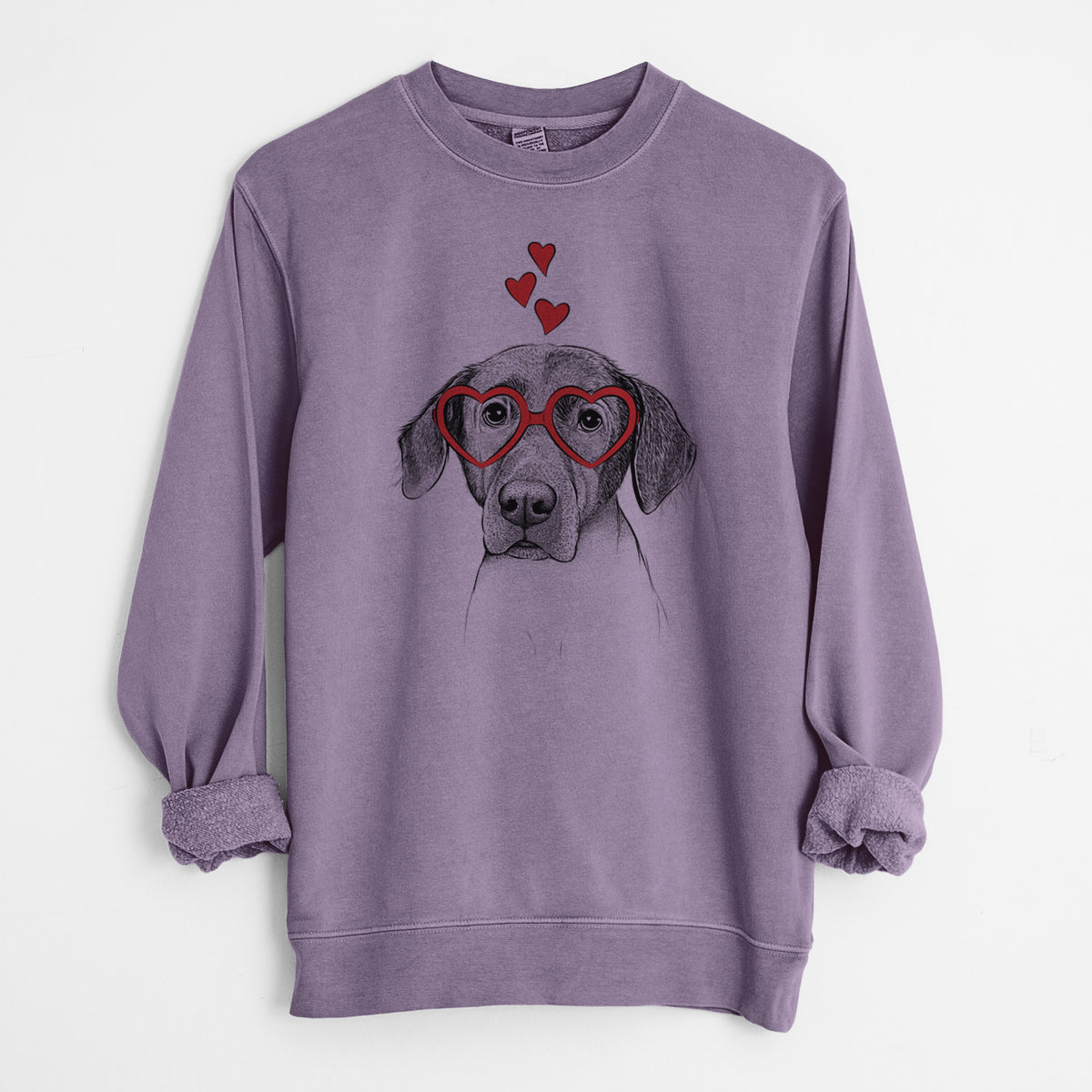 Valentine Baldwin the Mixed Breed - Unisex Pigment Dyed Crew Sweatshirt