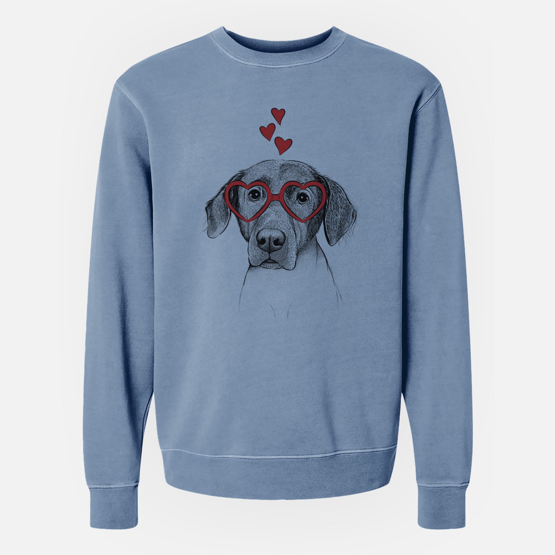 Valentine Baldwin the Mixed Breed - Unisex Pigment Dyed Crew Sweatshirt
