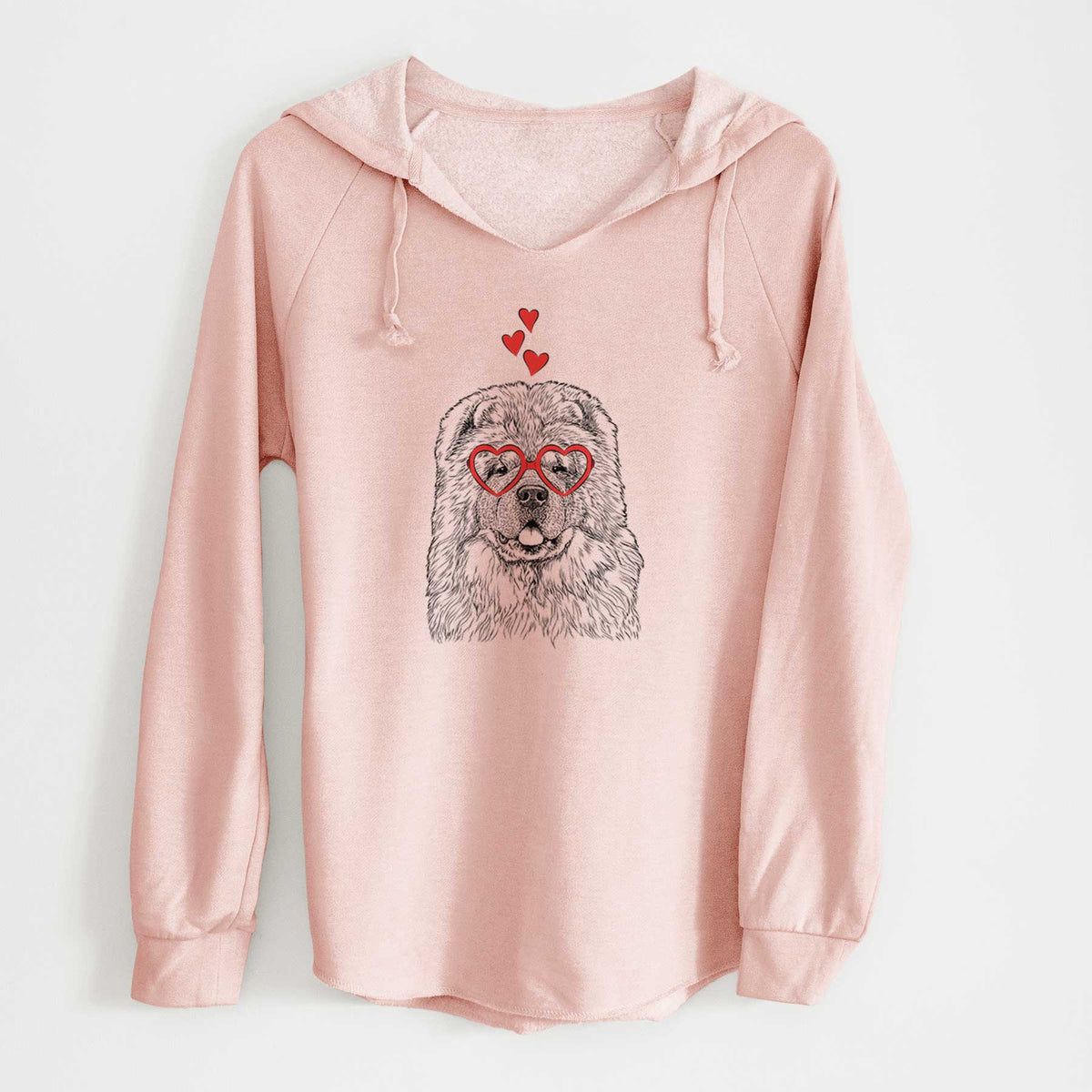 Valentine Baloo the Chow Chow - Cali Wave Hooded Sweatshirt