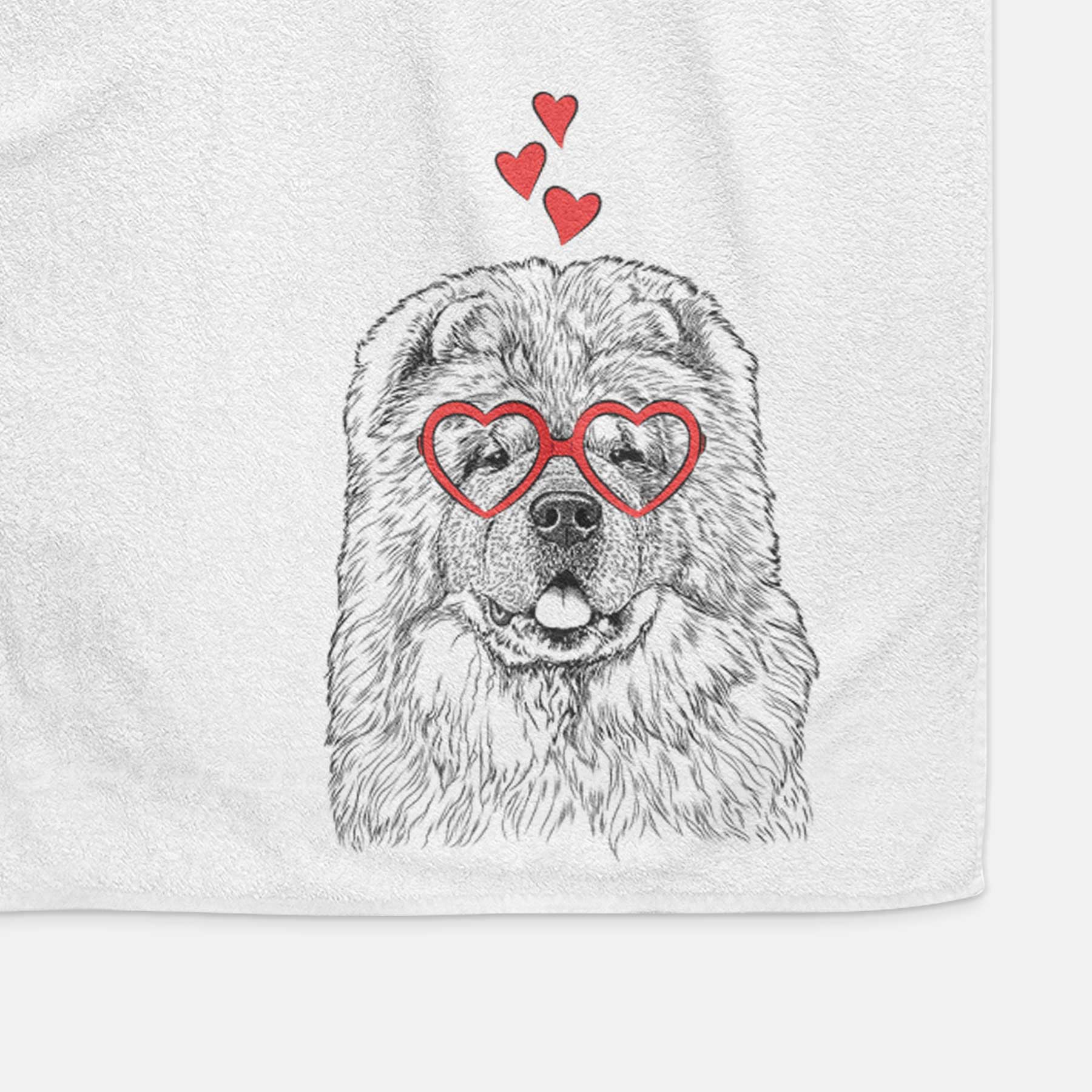 Baloo the Chow Chow Decorative Hand Towel