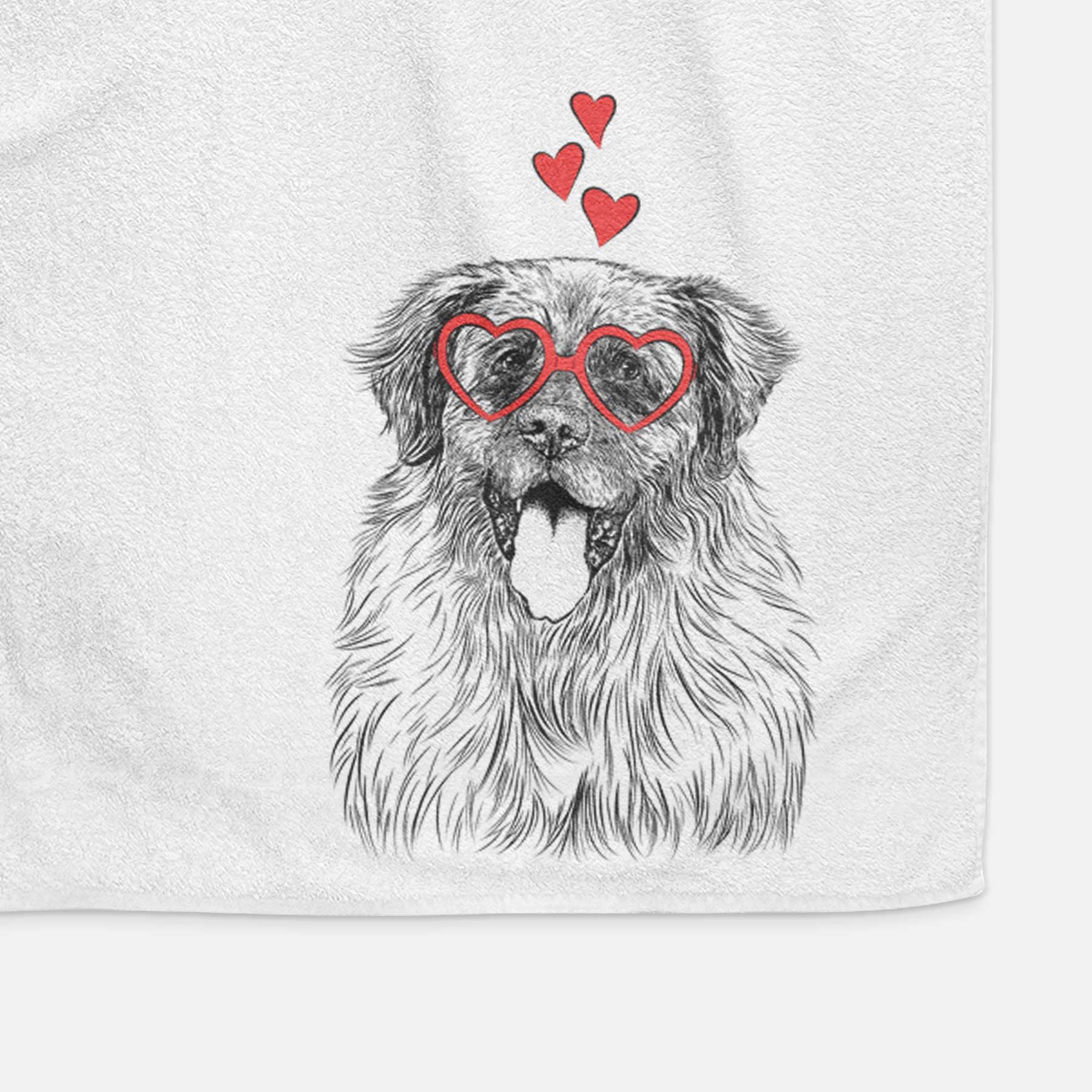 Bamboo the Leonberger Decorative Hand Towel