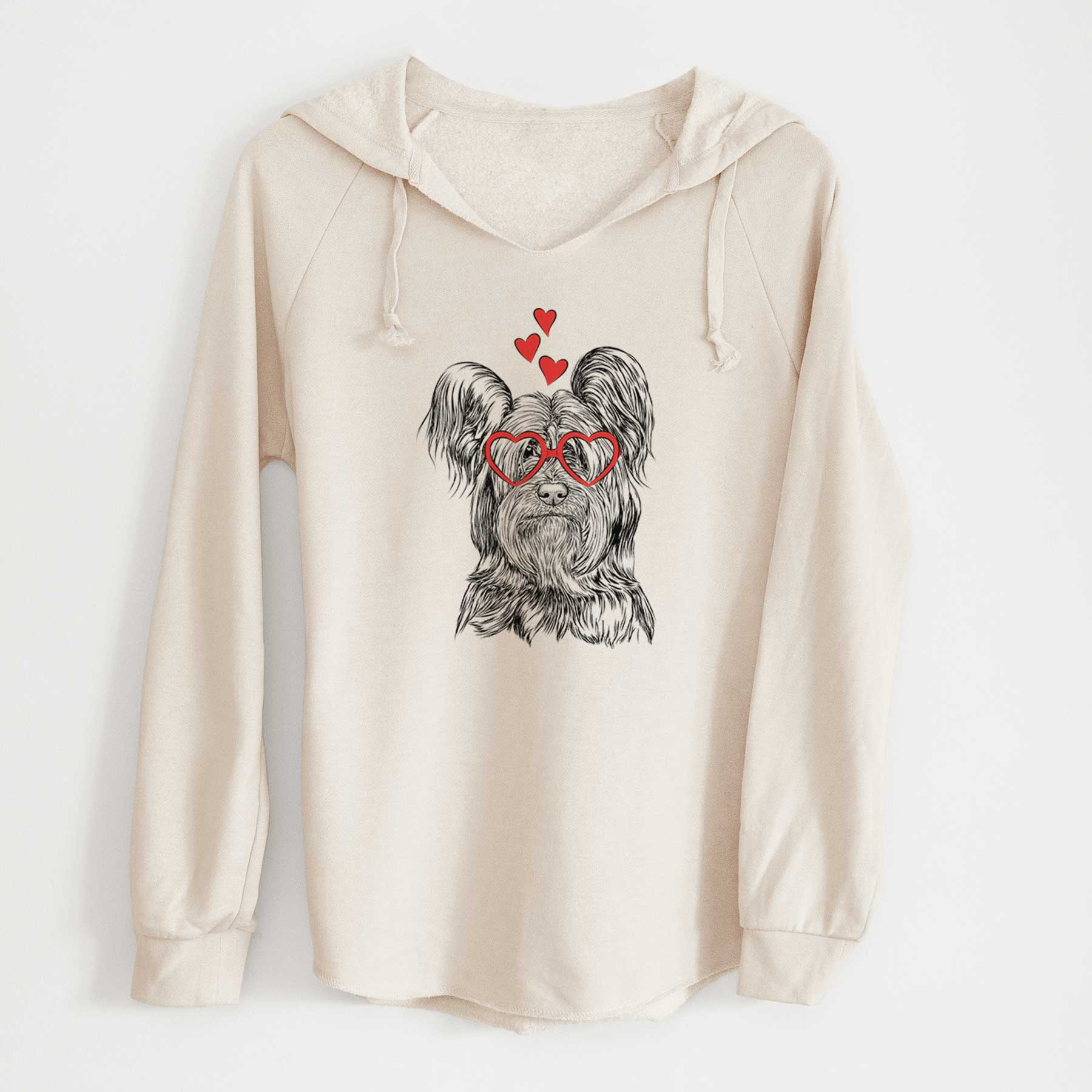 Valentine Bandit the Skye Terrier - Cali Wave Hooded Sweatshirt