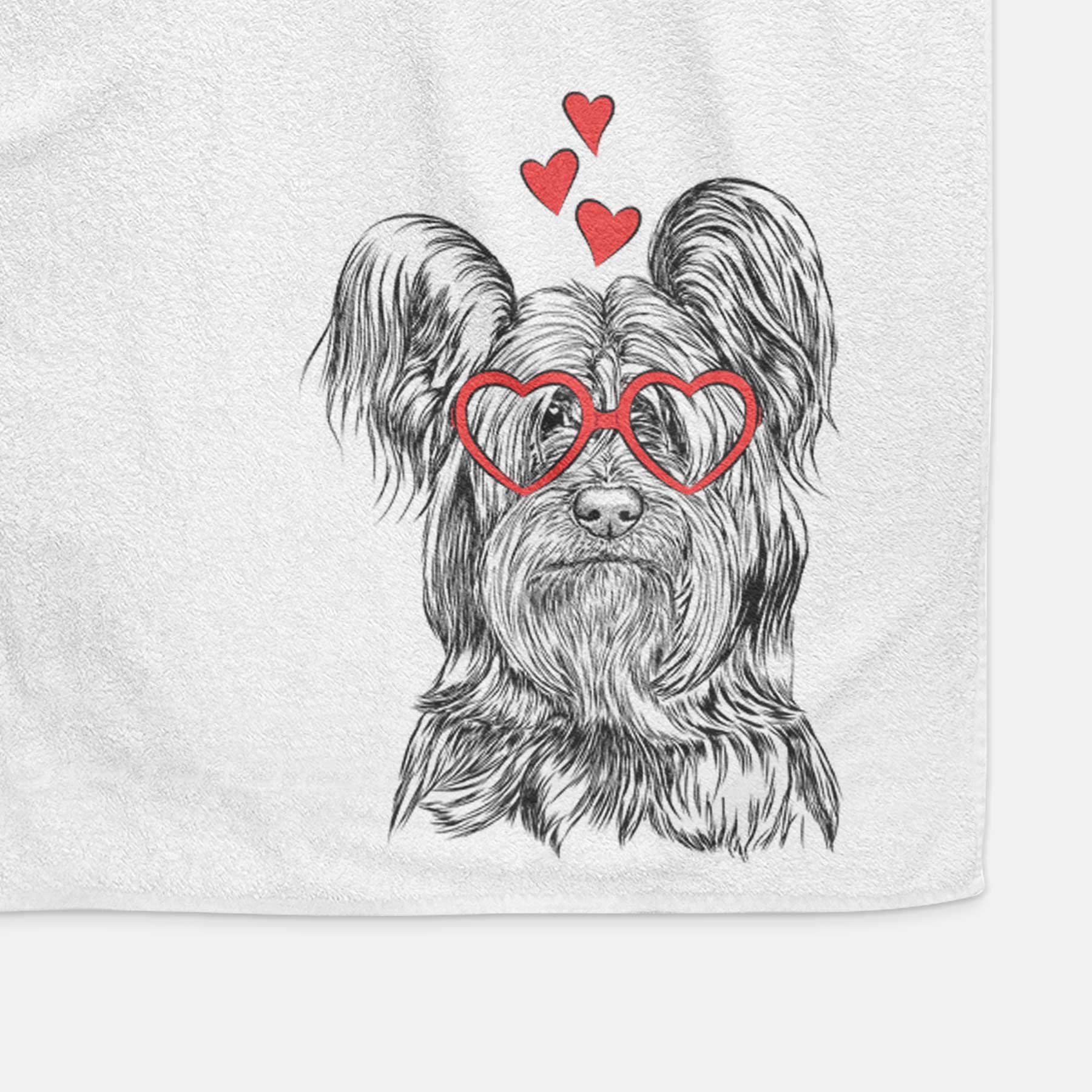 Bandit the Skye Terrier Decorative Hand Towel