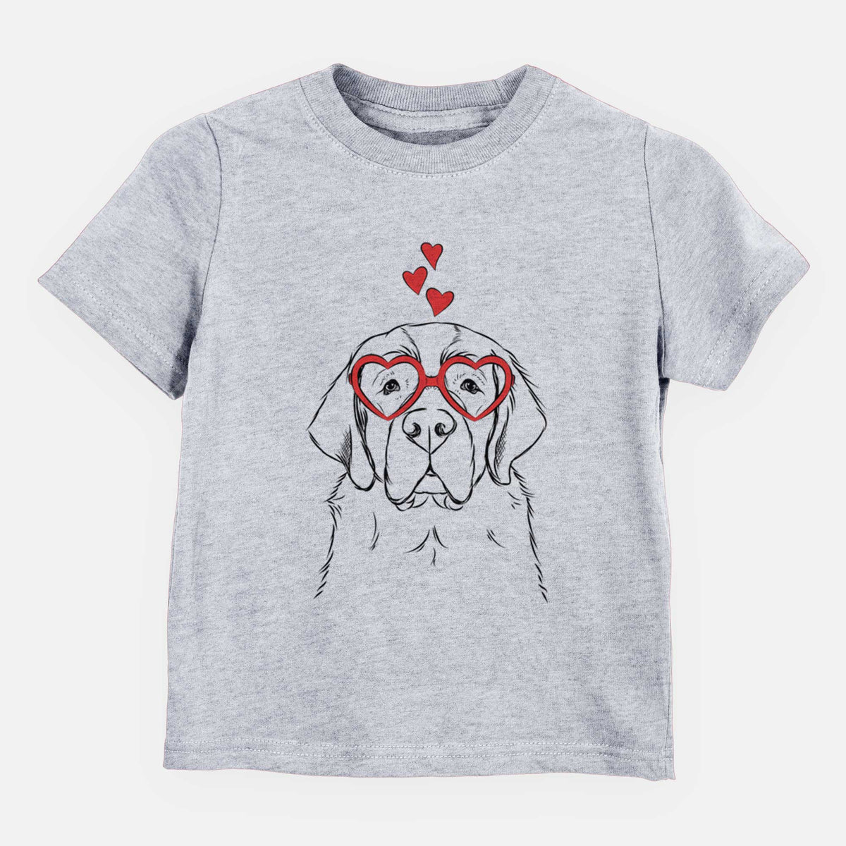 Valentine Barry the Saint Bernard - Kids/Youth/Toddler Shirt