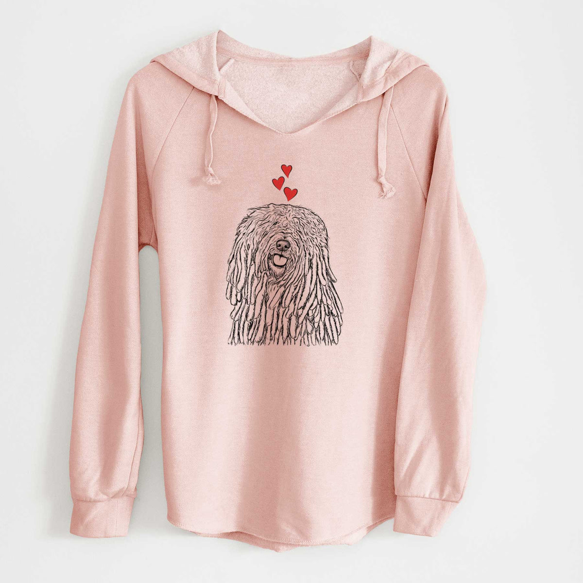 Valentine Barry the Komondor - Cali Wave Hooded Sweatshirt