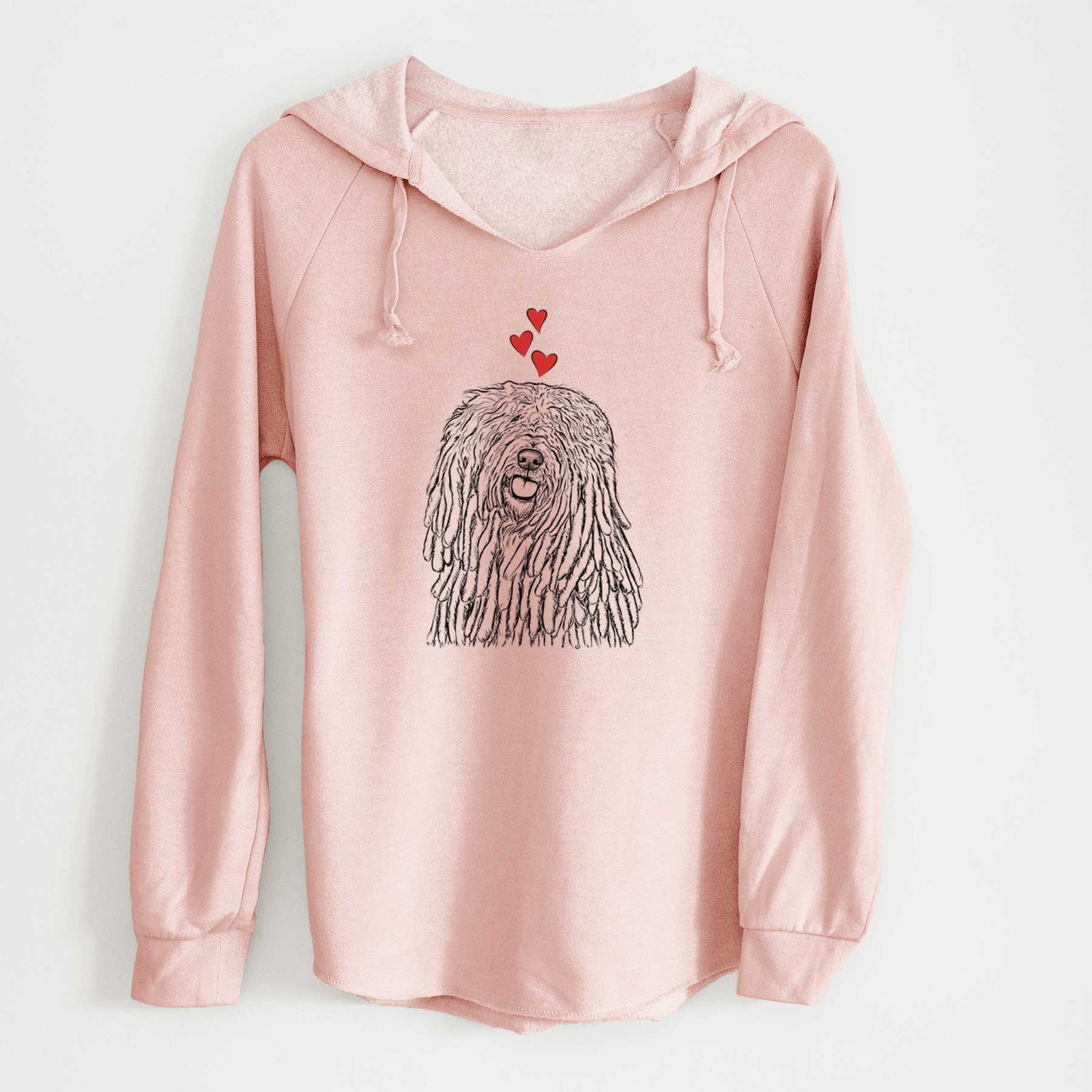 Valentine Barry the Komondor - Cali Wave Hooded Sweatshirt