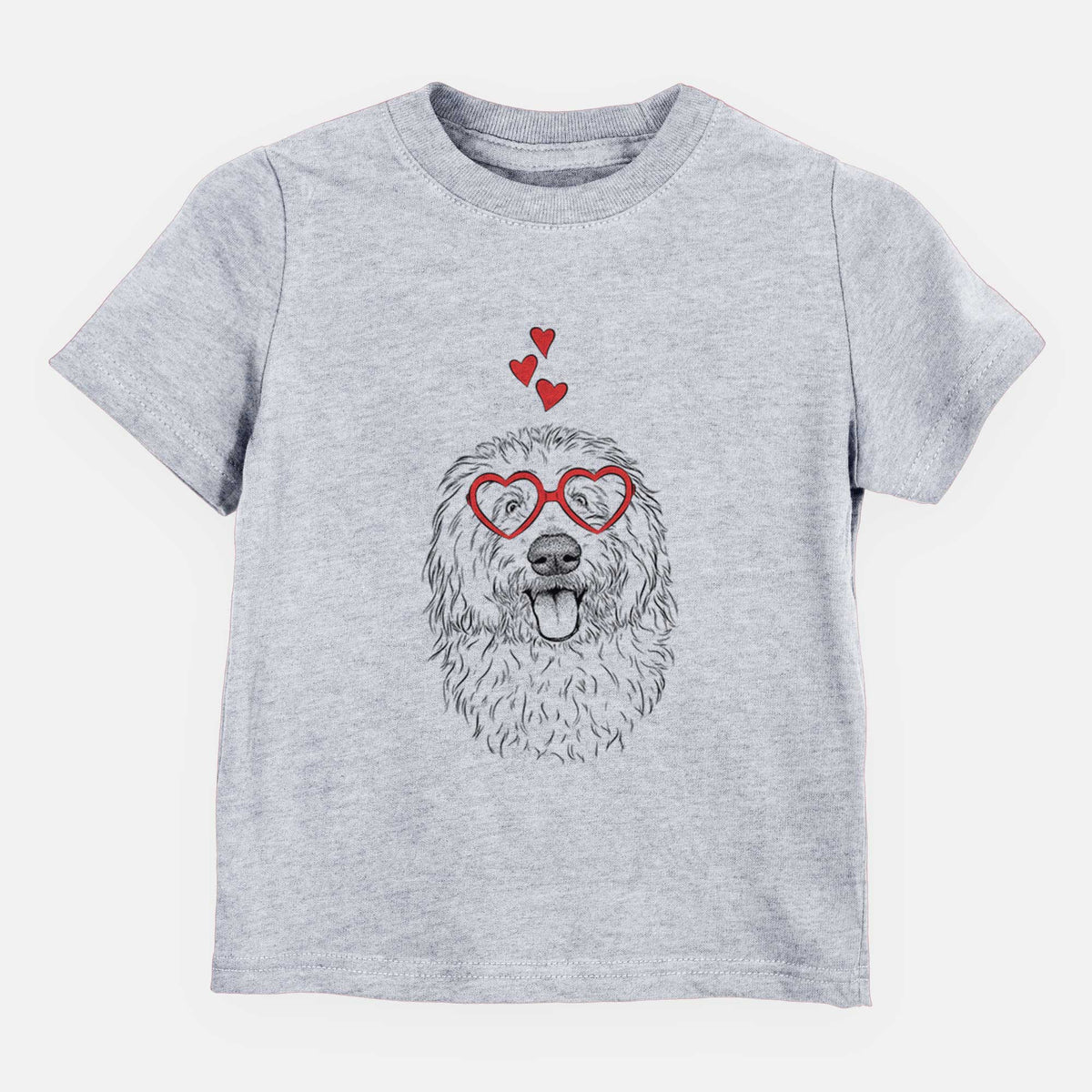 Valentine Barry the Old English Sheepdog - Kids/Youth/Toddler Shirt