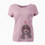 Valentine Bash the Bernedoodle - Women's V-neck Shirt