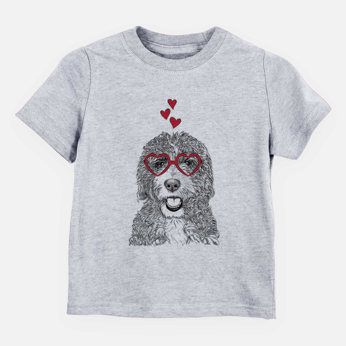 Valentine Bash the Bernedoodle - Kids/Youth/Toddler Shirt