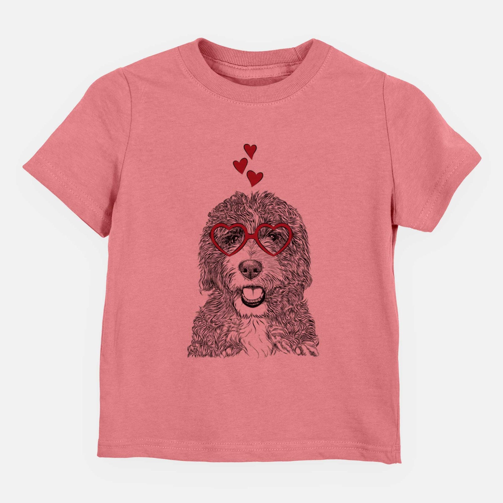 Valentine Bash the Bernedoodle - Kids/Youth/Toddler Shirt