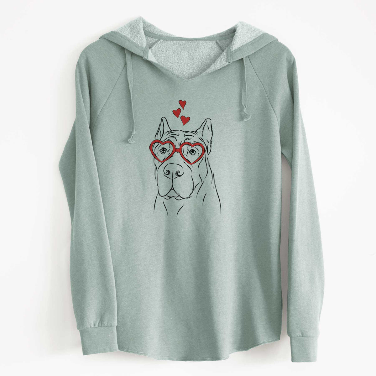 Valentine Bearson the Cane Corso - Cali Wave Hooded Sweatshirt