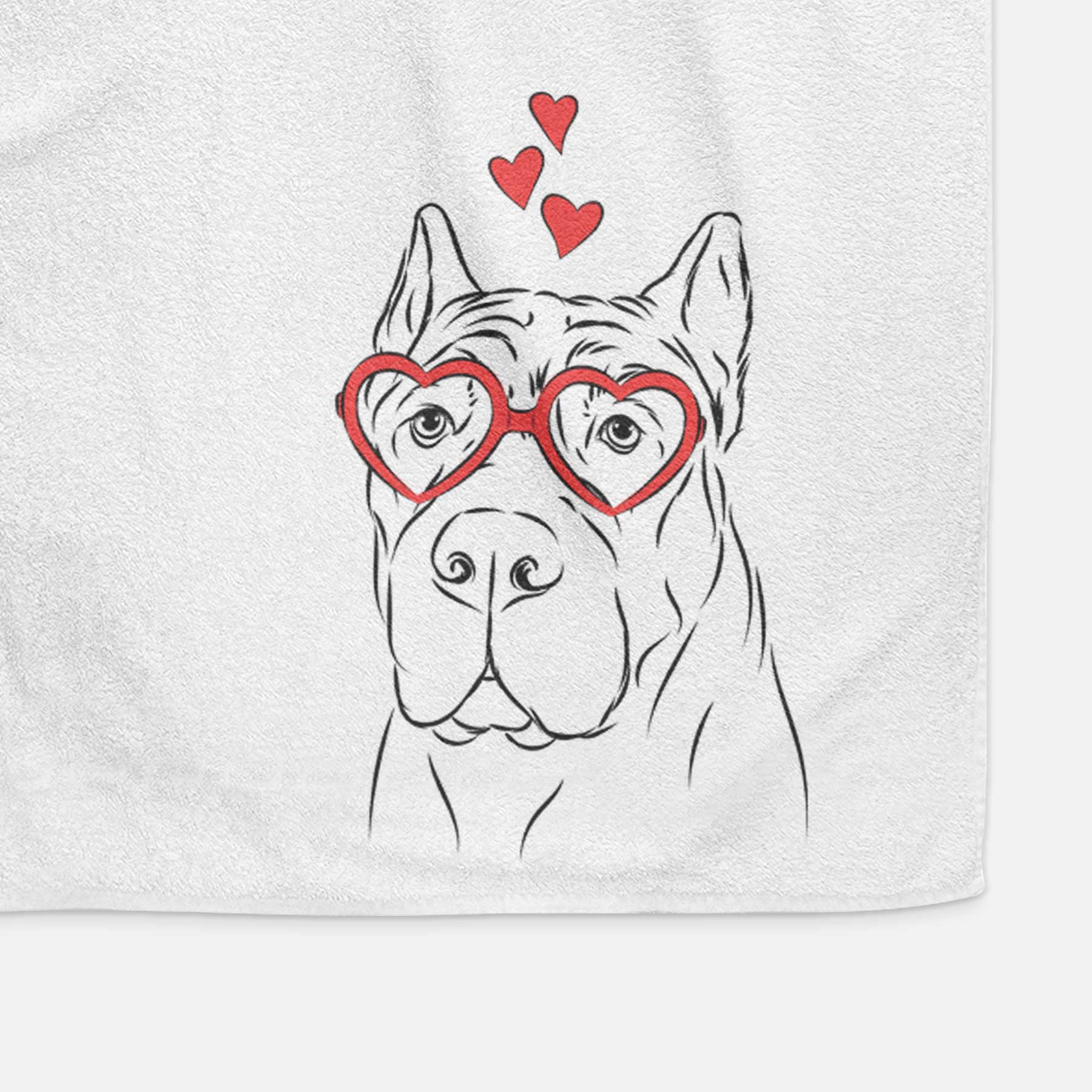 Bearson the Cane Corso Decorative Hand Towel