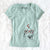 Valentine Beauregard the American Redbone Coonhound - Women's V-neck Shirt