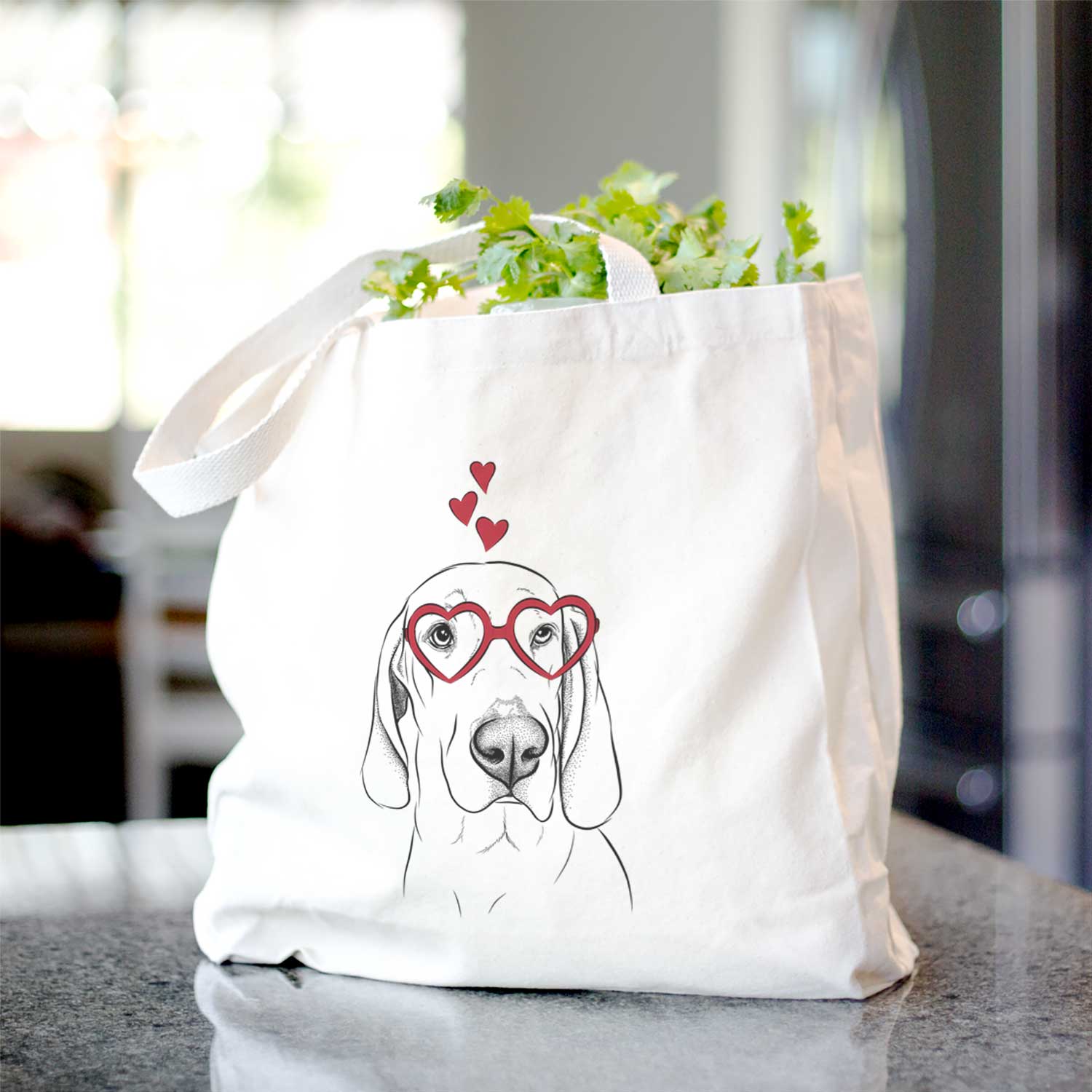 Beauregard the American Redbone Coonhound - Tote Bag