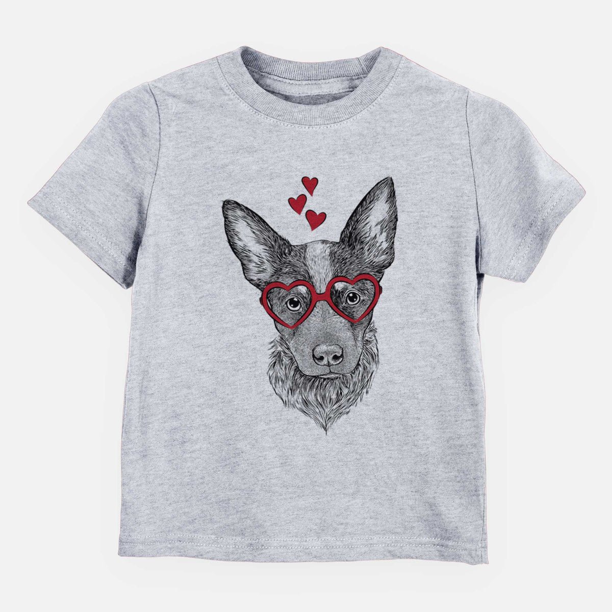 Valentine Bella the Blue Heeler Puppy - Kids/Youth/Toddler Shirt