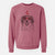 Valentine Belle the Australian Shepherd Mix - Unisex Pigment Dyed Crew Sweatshirt