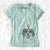 Valentine Belle the Australian Shepherd Mix - Women's V-neck Shirt