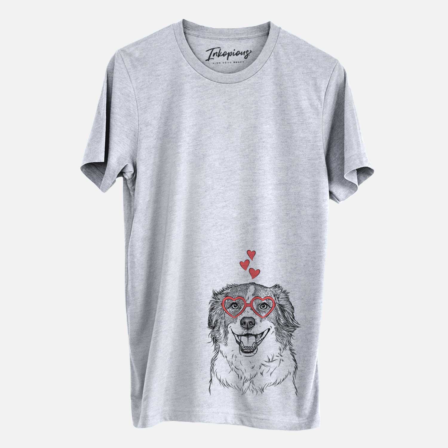 Valentine Belle the Australian Shepherd Mix - Unisex Crewneck