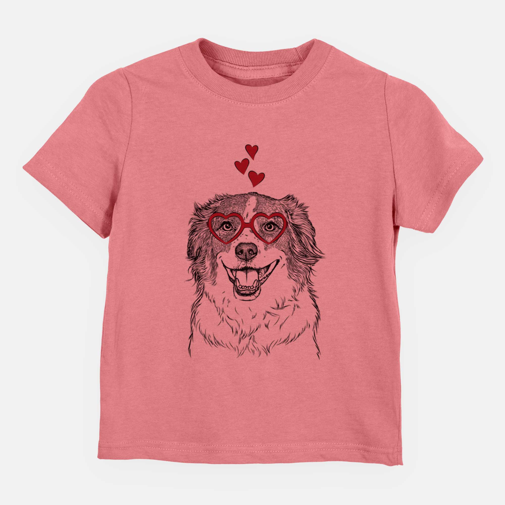 Valentine Belle the Australian Shepherd Mix - Kids/Youth/Toddler Shirt