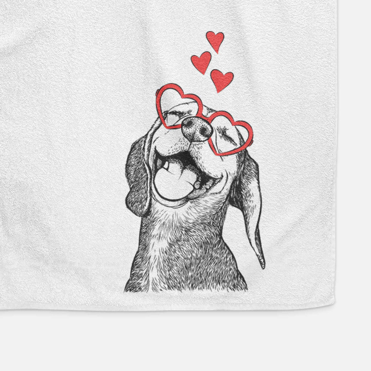 Belle the Hound Mix Decorative Hand Towel