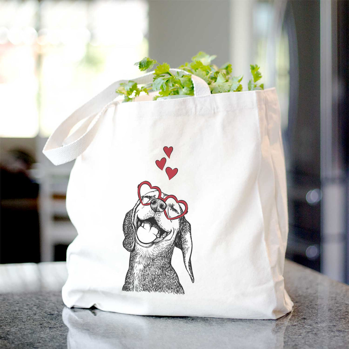 Belle the Hound Mix - Tote Bag
