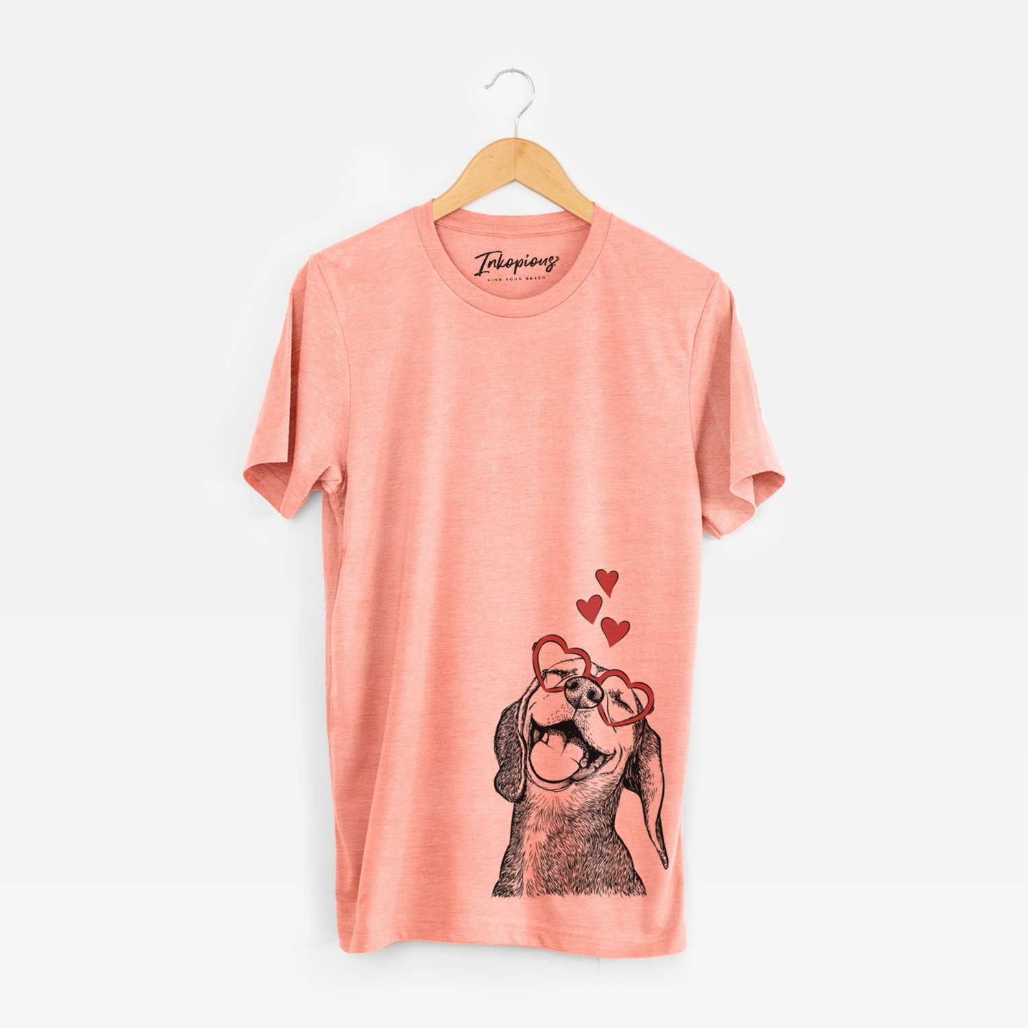 Valentine Belle the Hound Mix - Unisex Crewneck