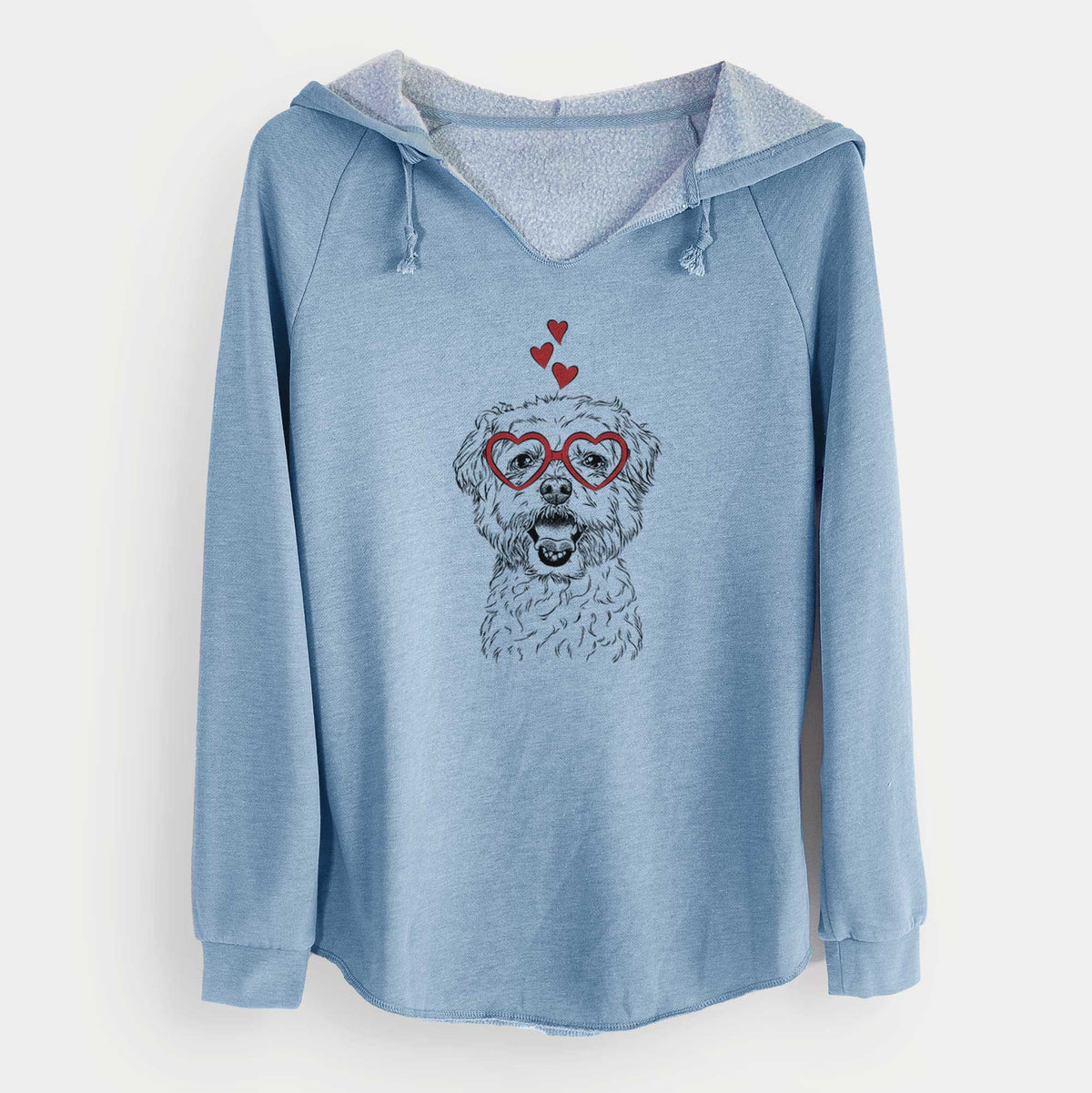 Valentine Belle the Maltipoo - Cali Wave Hooded Sweatshirt