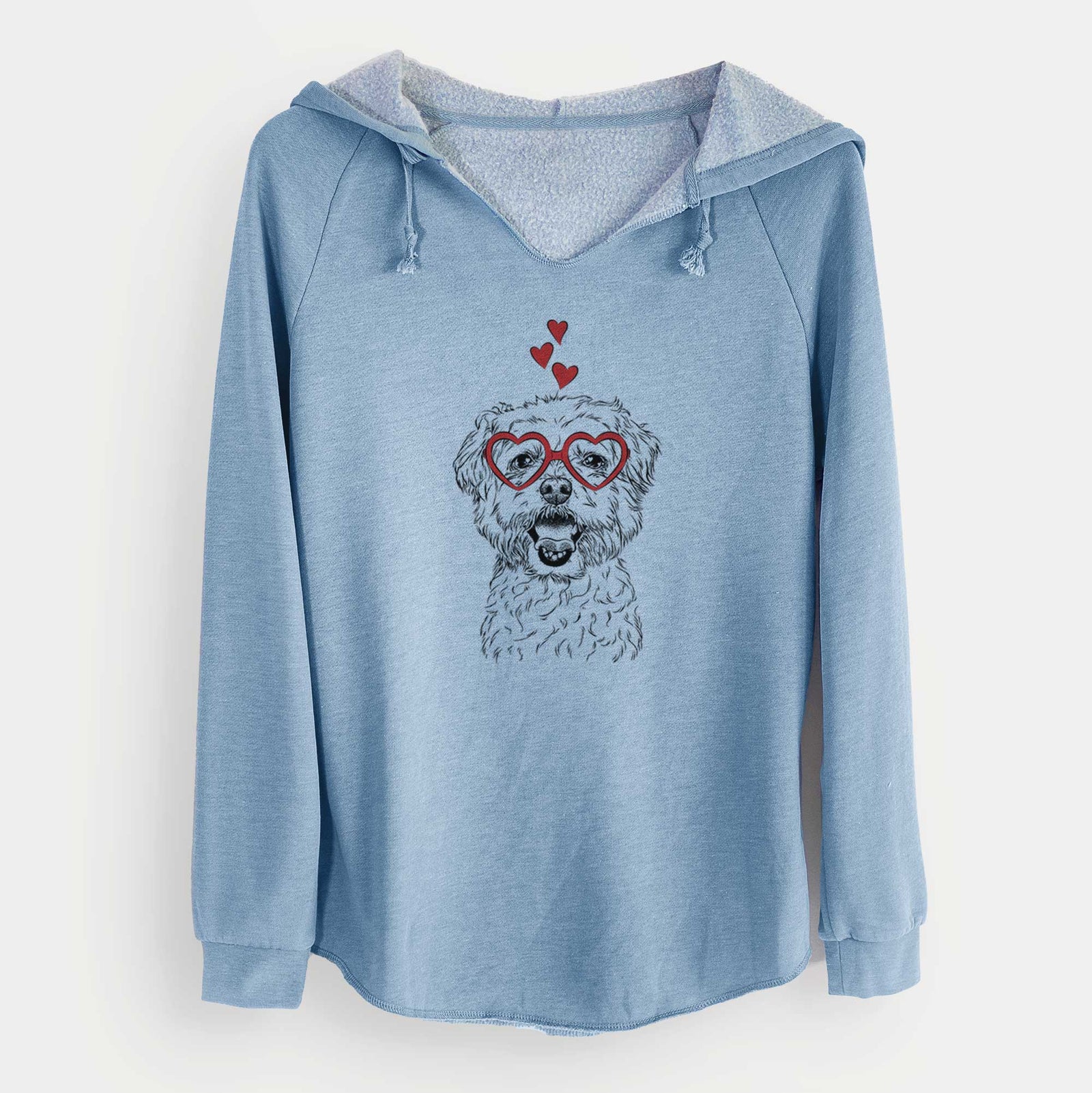 Valentine Belle the Maltipoo - Cali Wave Hooded Sweatshirt