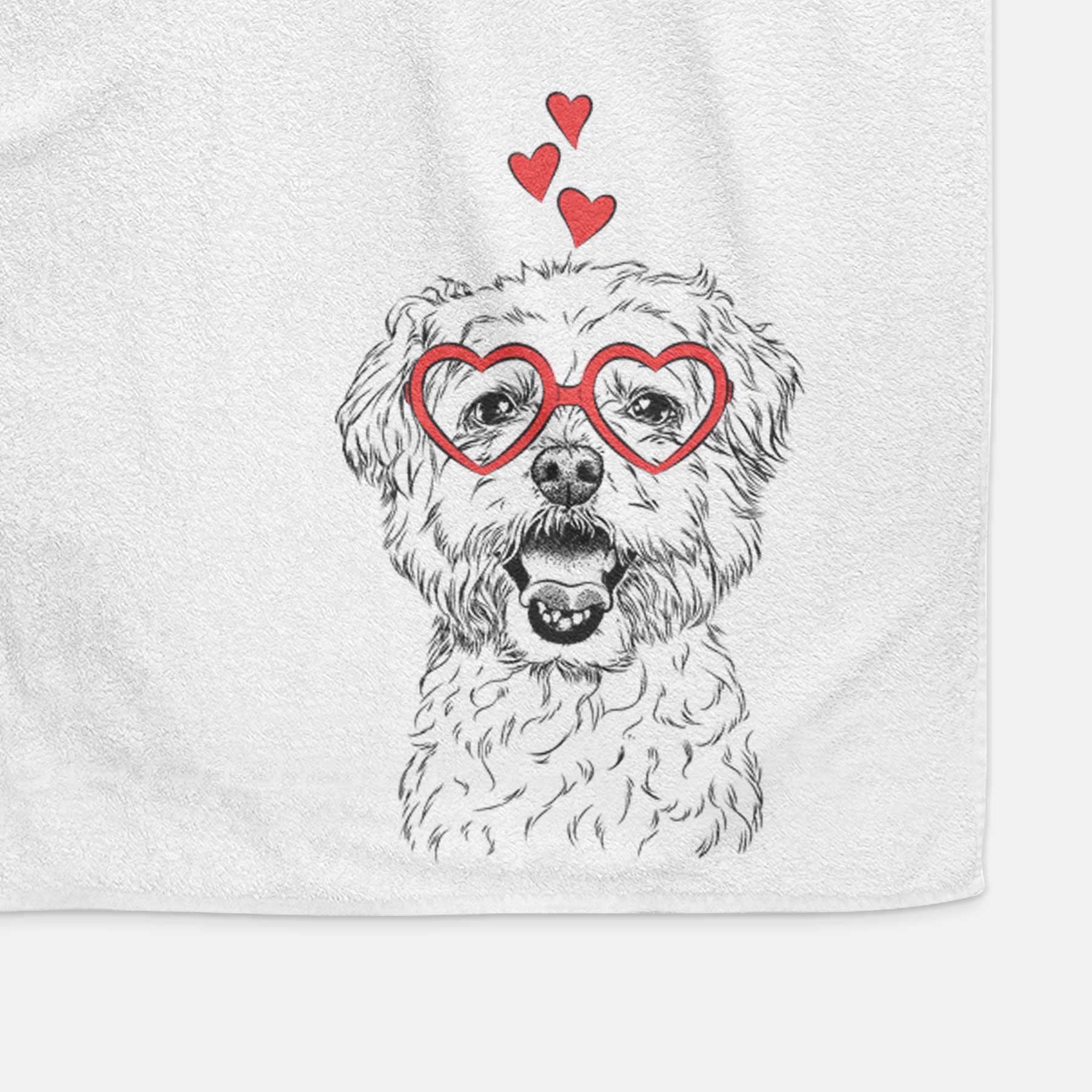 Belle the Maltipoo Decorative Hand Towel