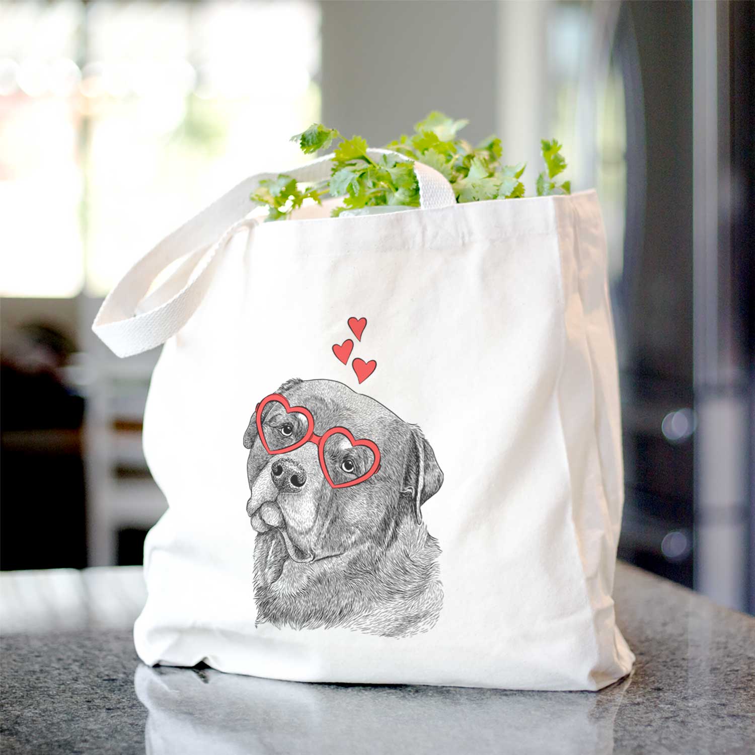 Bender the Rottweiler - Tote Bag