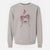 Valentine Benelli the Vizsla - Unisex Pigment Dyed Crew Sweatshirt