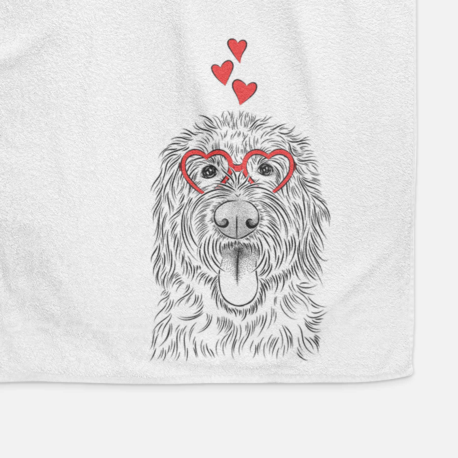 Bennett the Doodle Decorative Hand Towel