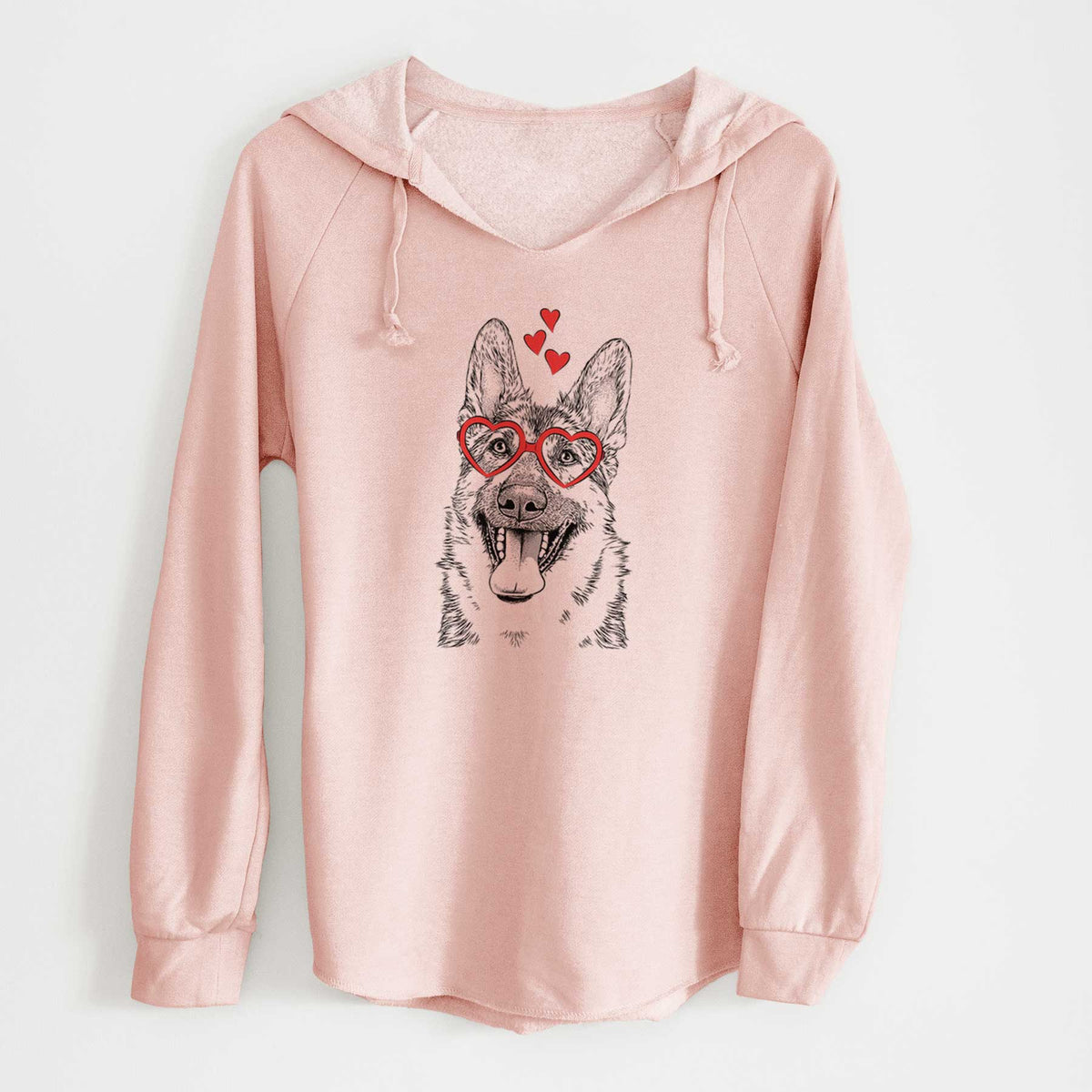 Valentine Benson the German Shepherd - Cali Wave Hooded Sweatshirt