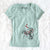 Valentine Benson the English Bulldog - Women's V-neck Shirt