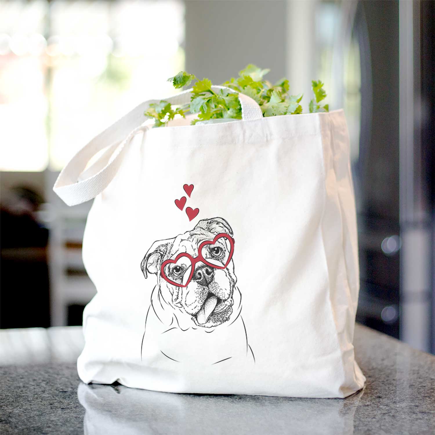 Benson the English Bulldog - Tote Bag