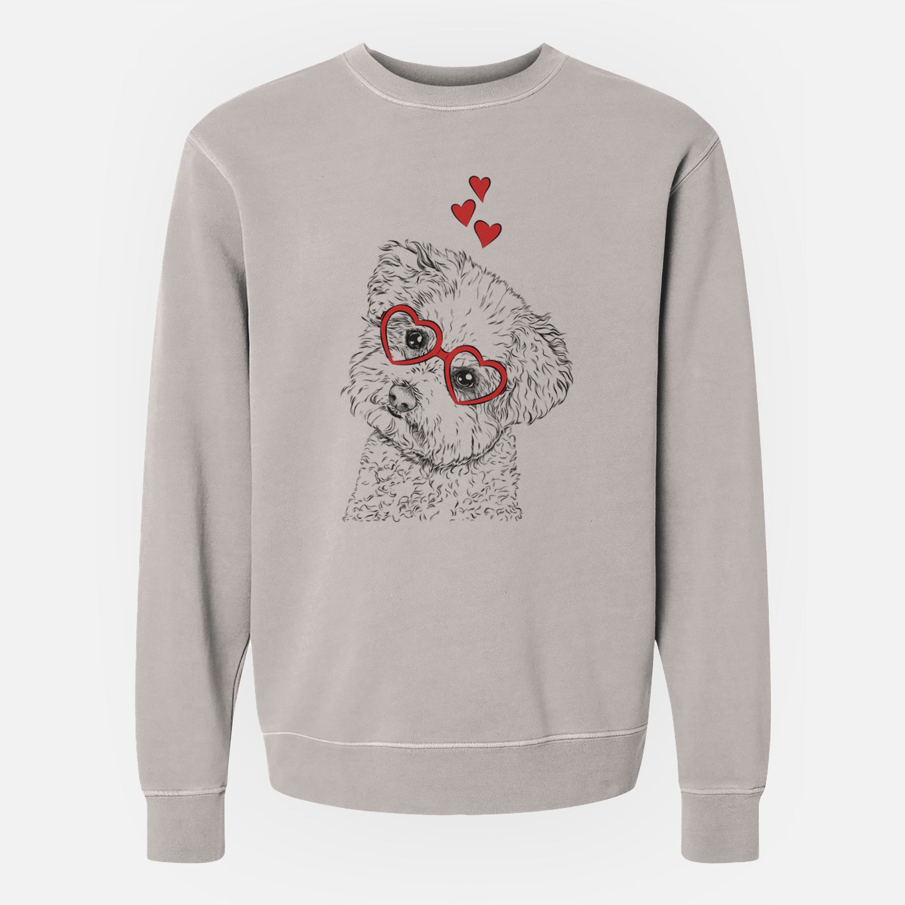 Valentine Bento the Bolognese - Unisex Pigment Dyed Crew Sweatshirt