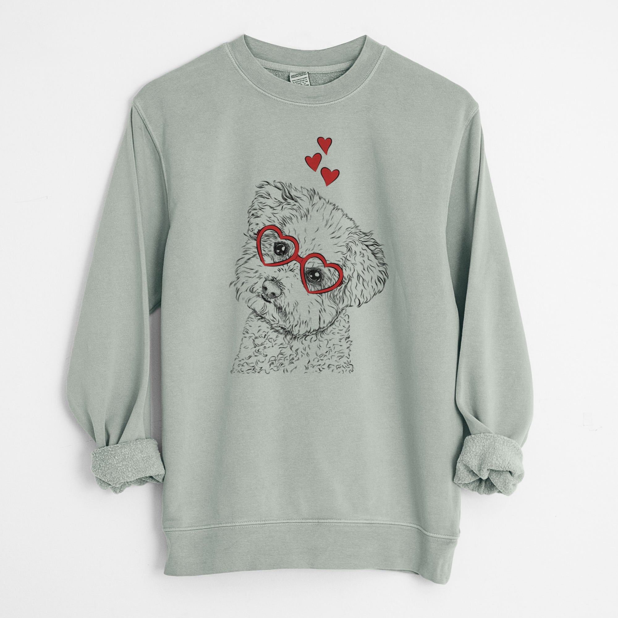 Valentine Bento the Bolognese - Unisex Pigment Dyed Crew Sweatshirt