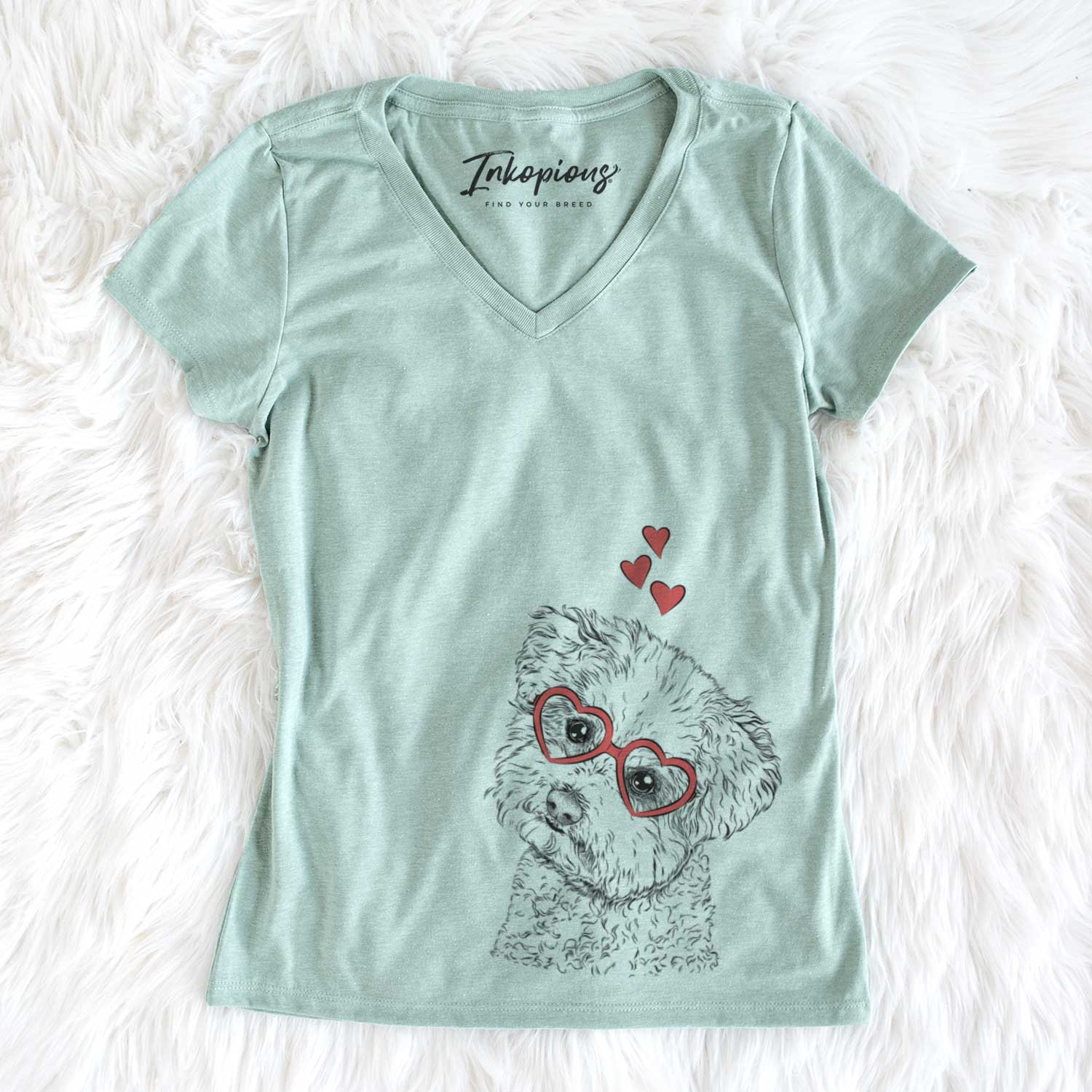 Valentine Bento the Bolognese - Women's V-neck Shirt