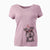 Valentine Bernadette the Mini Schnauzer - Women's V-neck Shirt