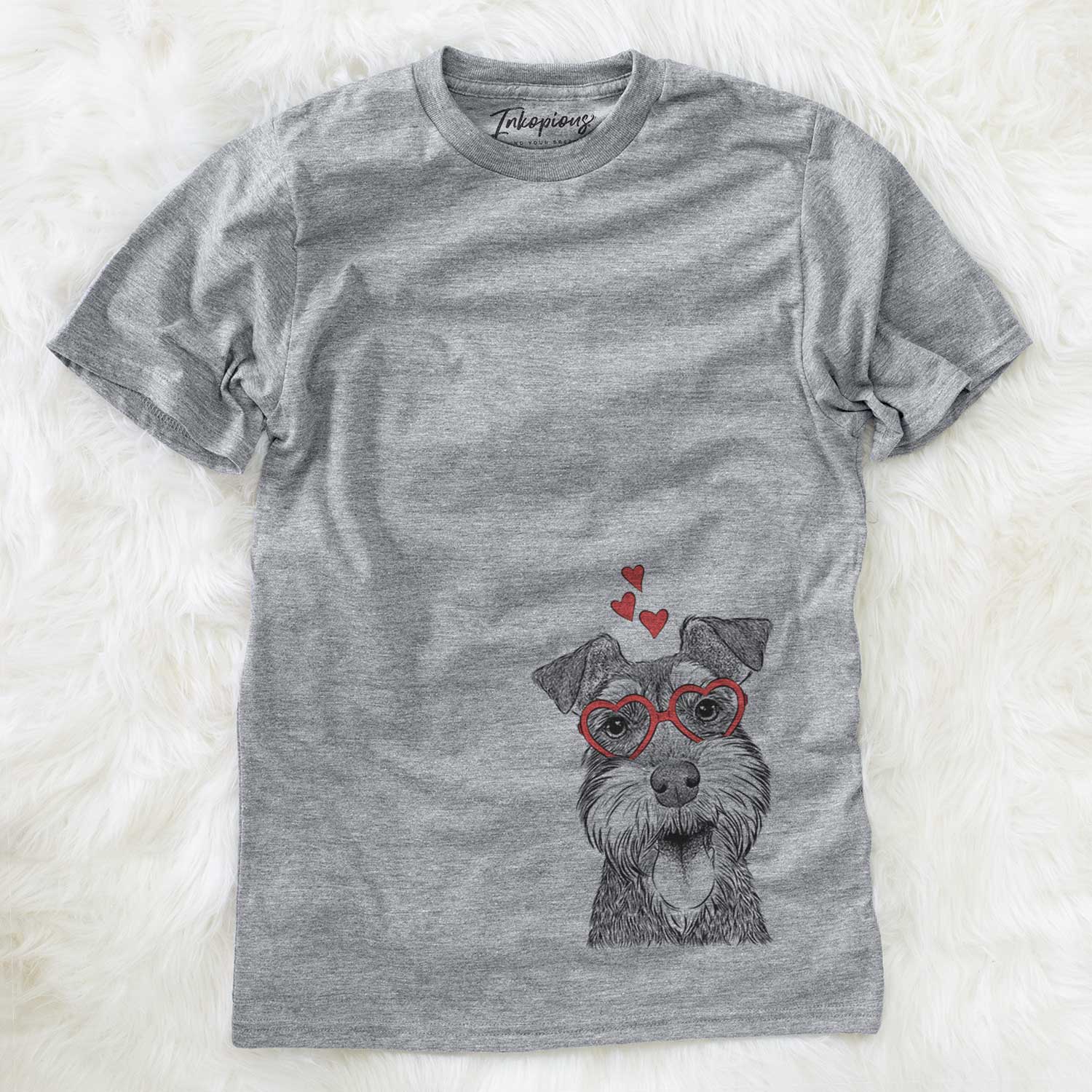 Valentine Bernadette the Mini Schnauzer - Unisex Crewneck