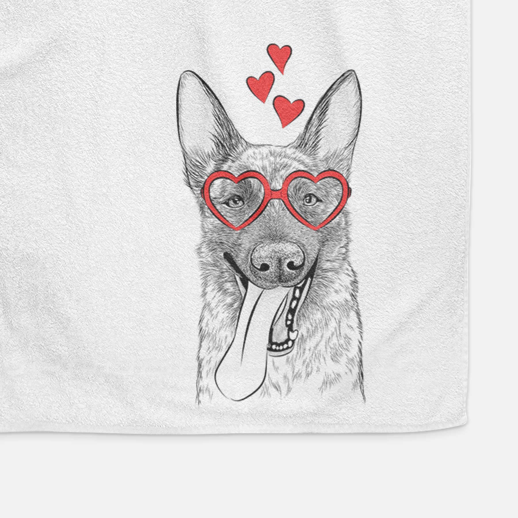 Bessa the Dutch Shepherd Decorative Hand Towel