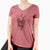 Valentine Bessa the Dutch Shepherd - Women's V-neck Shirt