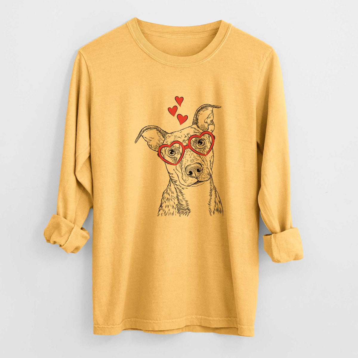 Valentine Bianca the Mixed Breed - Heavyweight 100% Cotton Long Sleeve
