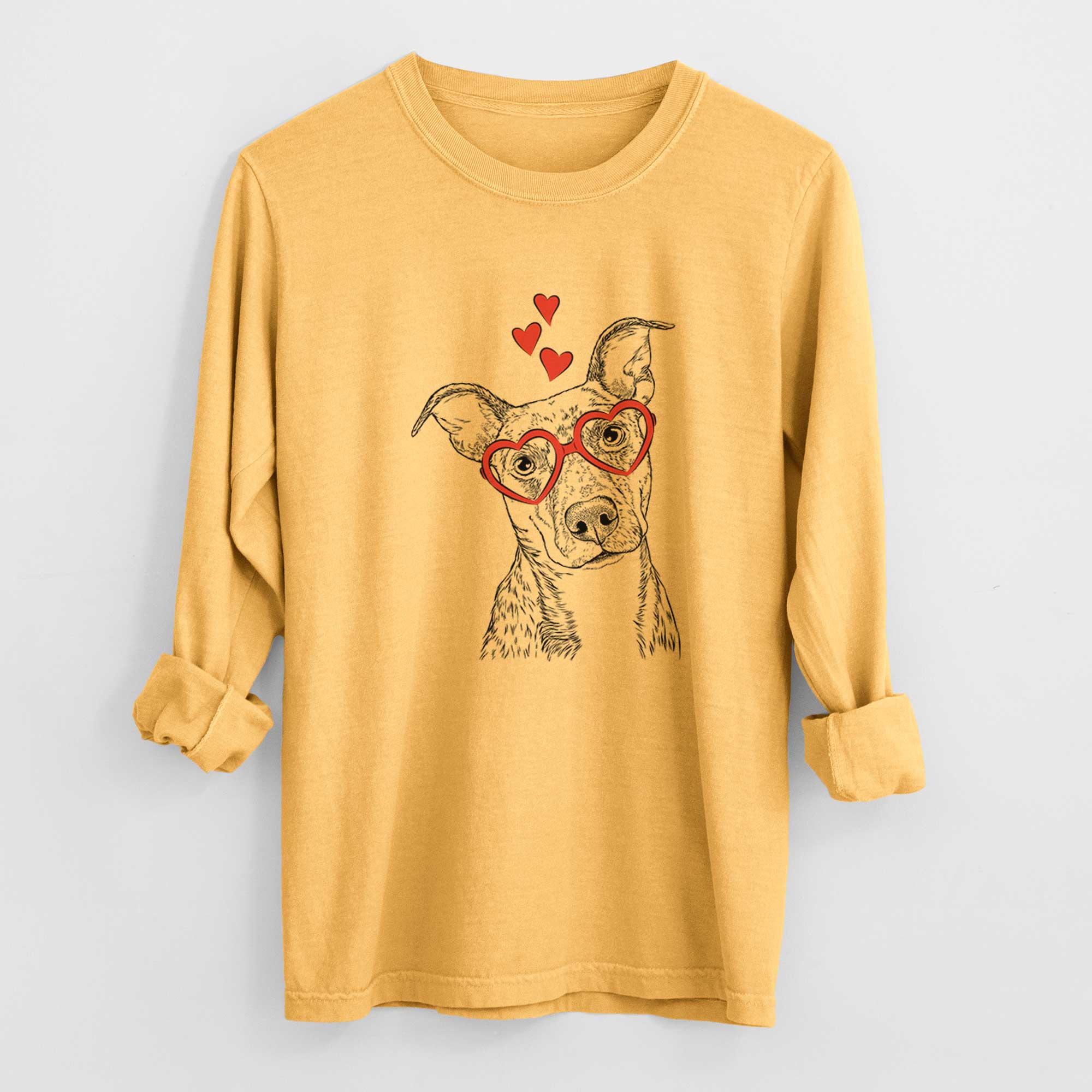 Valentine Bianca the Mixed Breed - Heavyweight 100% Cotton Long Sleeve