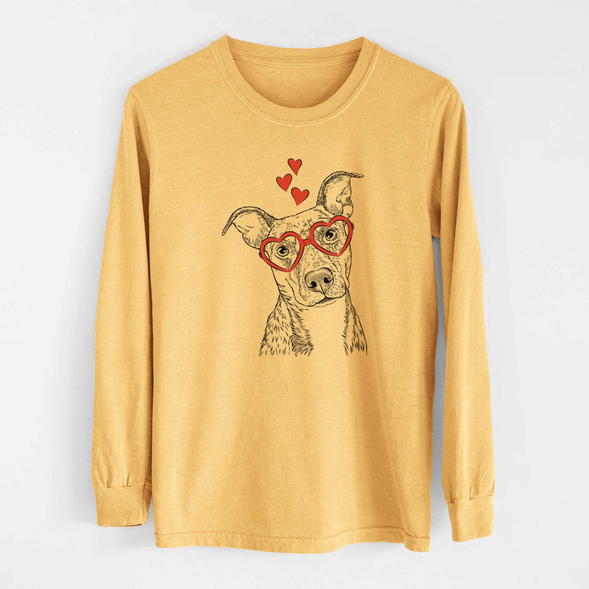 Valentine Bianca the Mixed Breed - Heavyweight 100% Cotton Long Sleeve
