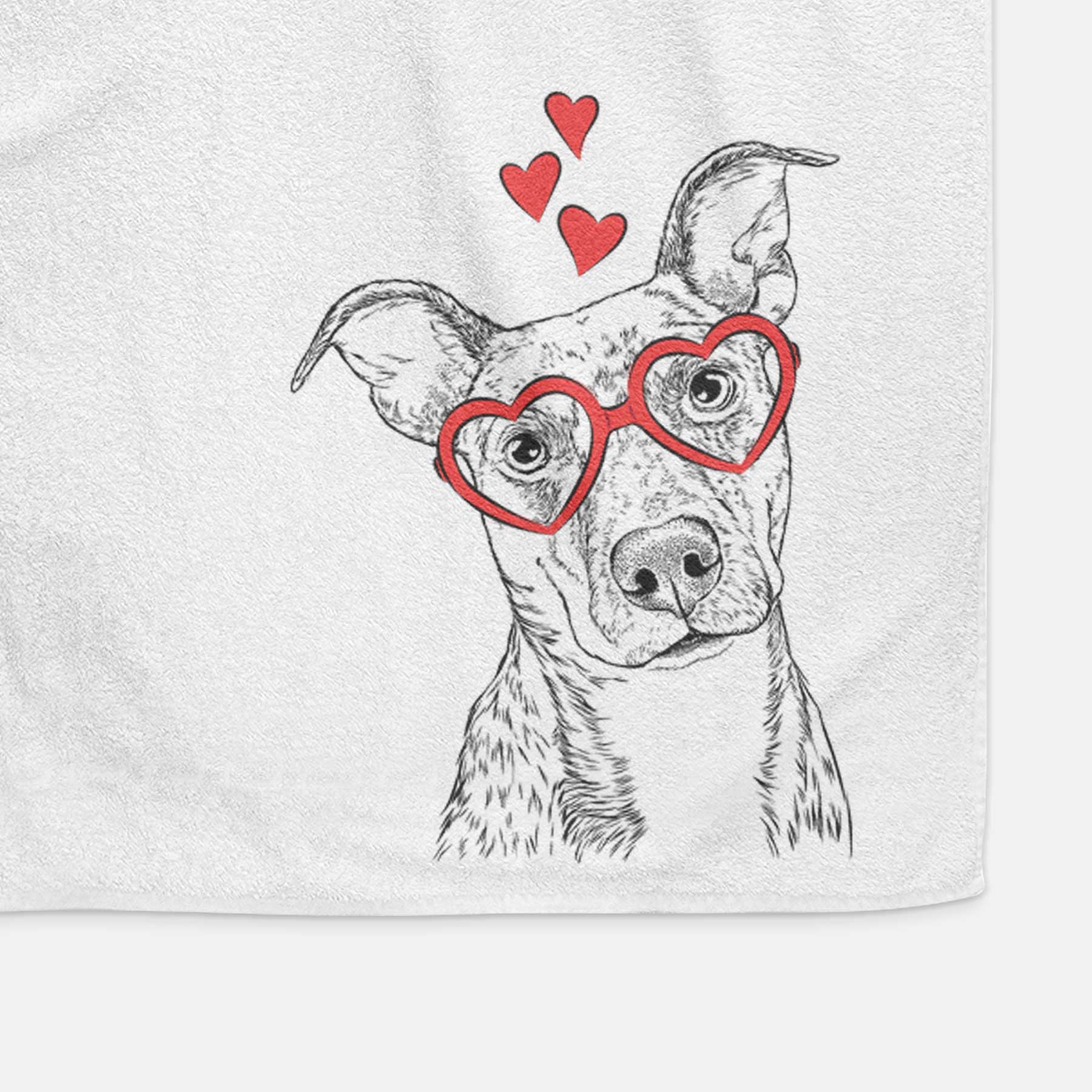 Bianca the Mixed Breed Decorative Hand Towel