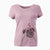 Valentine Big P the English Mastiff - Women's V-neck Shirt